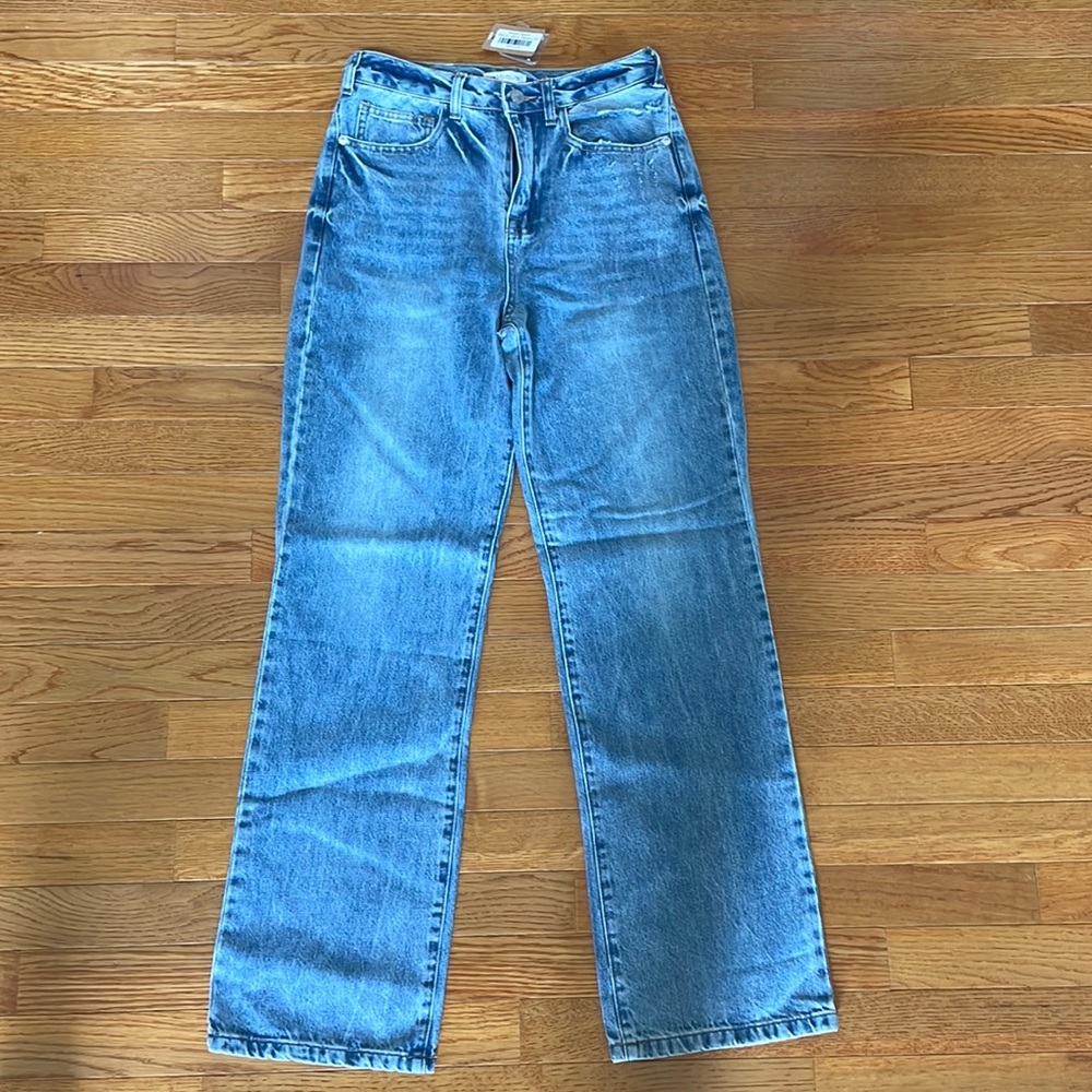 Straight leg jeans